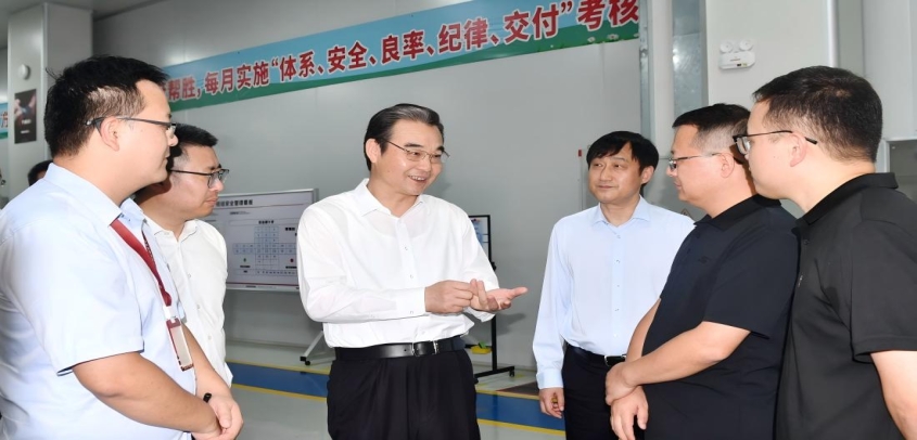 淮安市市委书记史志军调研淮安工业园区经济运行情况