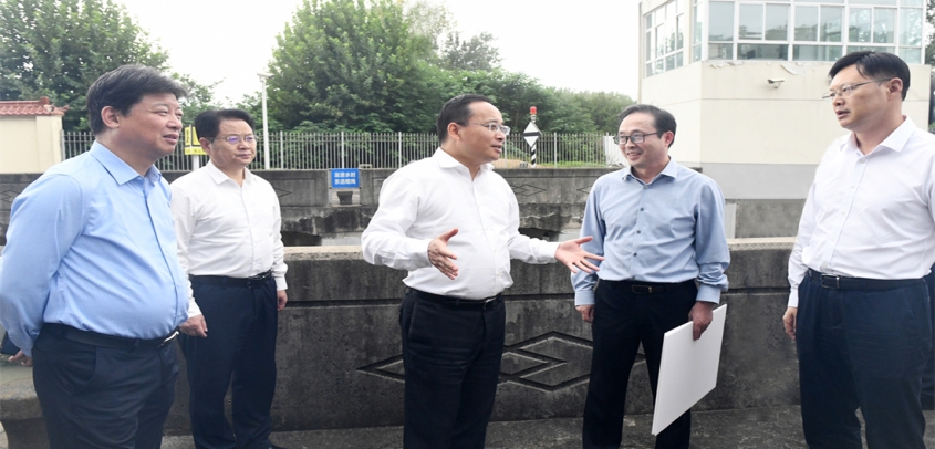 淮安市领导调研推进盐河产业带高质量发展