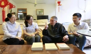 江苏淮安烟草百岁老书记讲党课