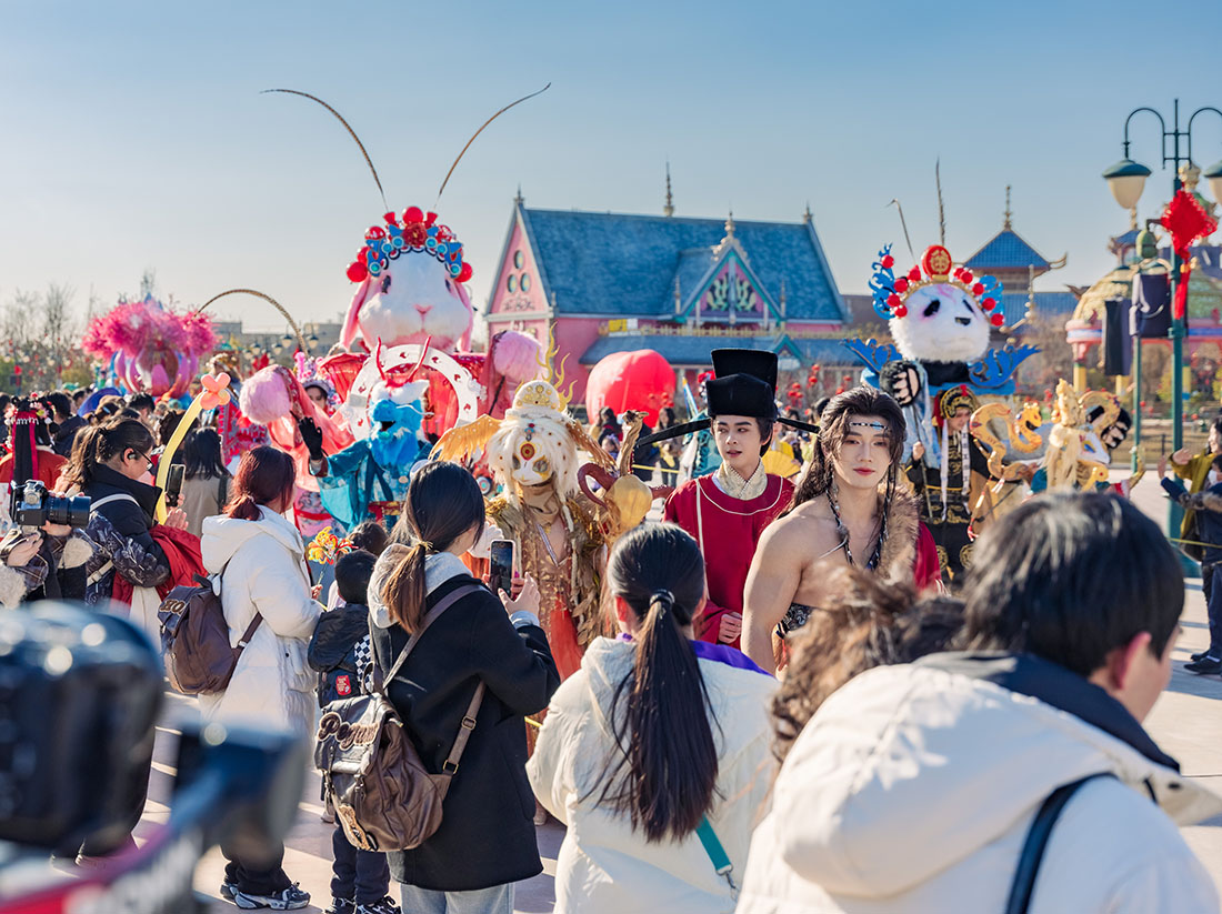 组图：淮安西游乐园跨年烟花照亮新年梦想