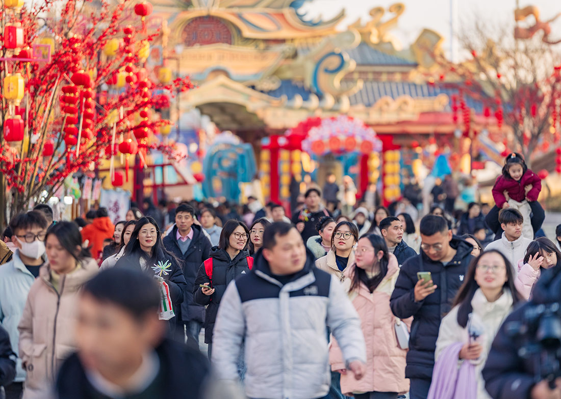 组图：淮安西游乐园跨年烟花照亮新年梦想